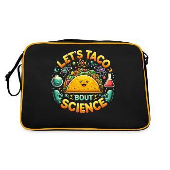 Let’s Taco Bout Science chimie drôle idée de cadeau - Sac Retro - noir/or - Dos