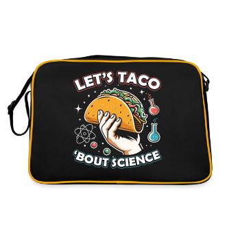 Let’s Taco Bout Science Student Teacher School - Sac Retro - noir/or - Dos