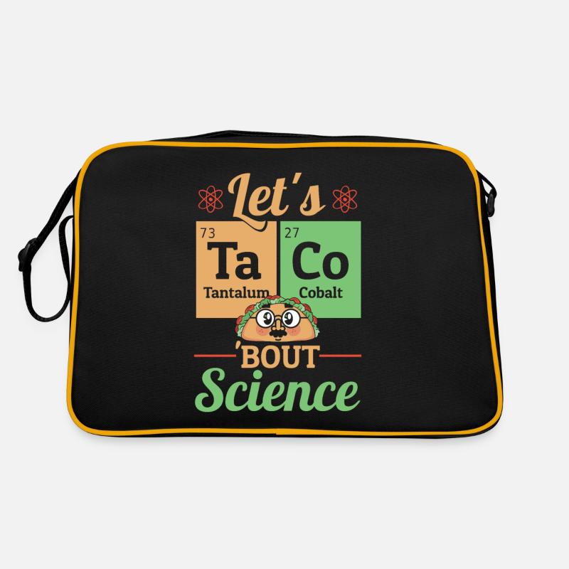 Chimiste Humour Drôle Blague Let’s Taco Bout Science Sac Retro