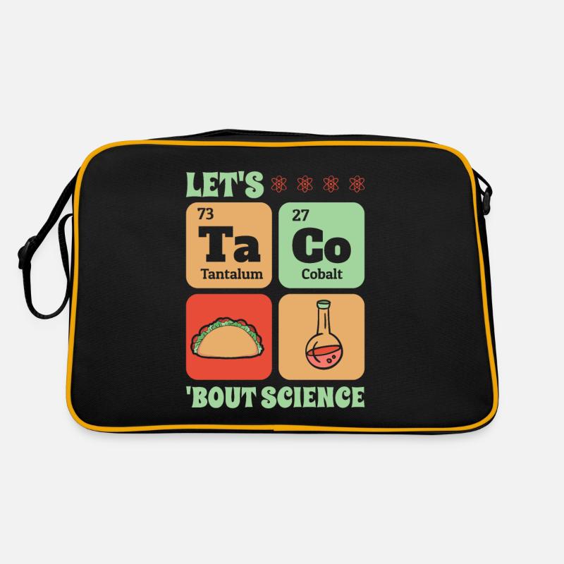Chimie Humour Drôle École Let’s Taco Bout Science Sac Retro