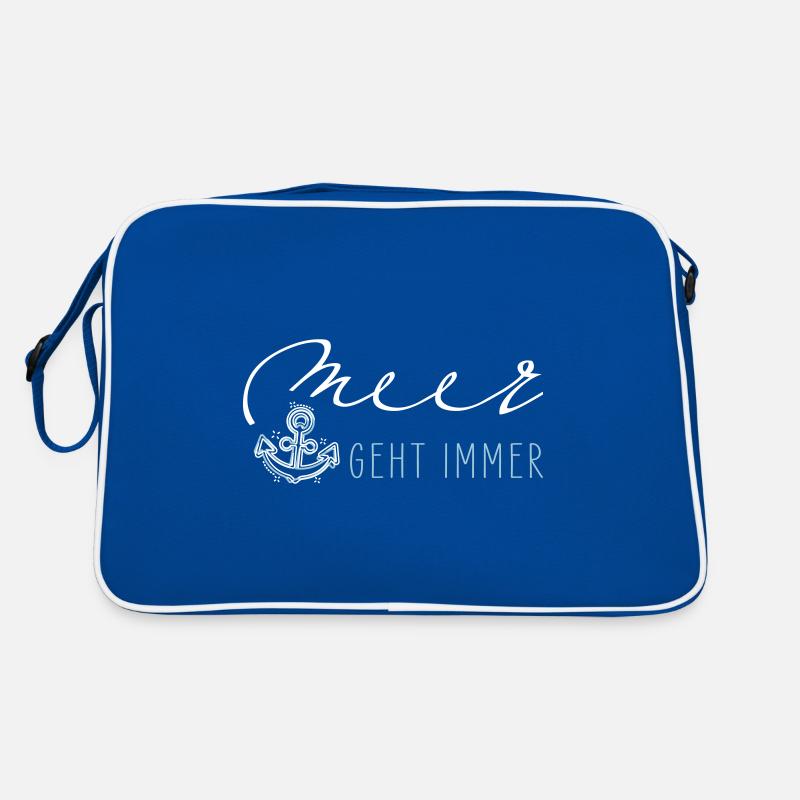 Meer geht immer Retro Tasche