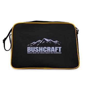 Bushcraft - Le génie de la brousse avec l’habileté - Sac Retro - noir/or - Dos