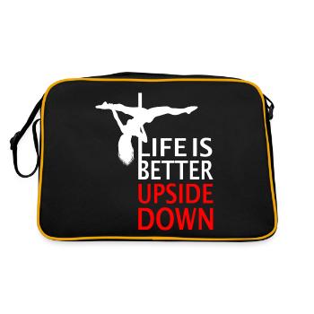 Cadeau de pole dance Poledance X-Pole Poles - Sac Retro - noir/or - Dos