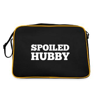 Mari gâté Mari Couple Mariage - Sac Retro - noir/or - Dos