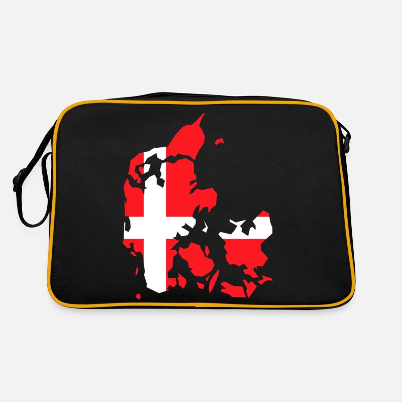 Denmark - Retro Bag - black/gold