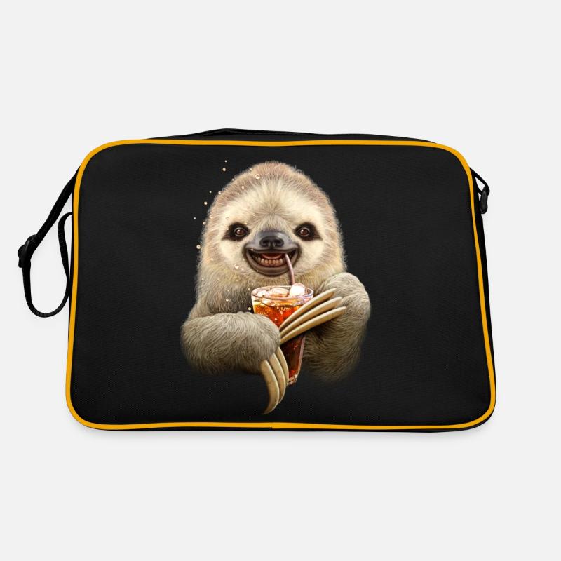 SLOTH & SOFT DRINK Retro Tasche