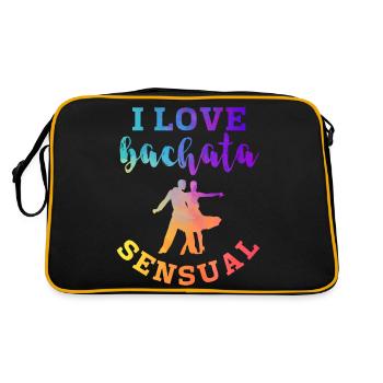 luv bachata - Sac Retro - noir/or - Dos
