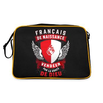 Vendéen Grâce de Dieu - Sac Retro - noir/or - Dos