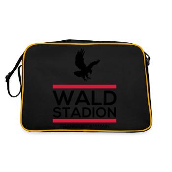 Frankfurt Waldstadion - Retro Bag - black/gold - Back