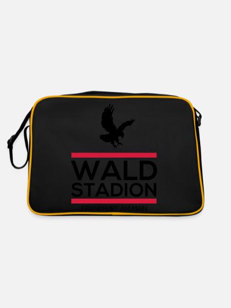 Francfort Waldstadion - Sac Retro - noir/or - Dos