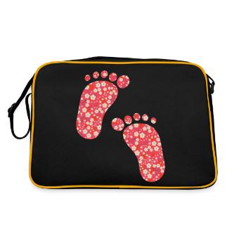 pieds liberty rouge - Sac Retro - noir/or - Dos