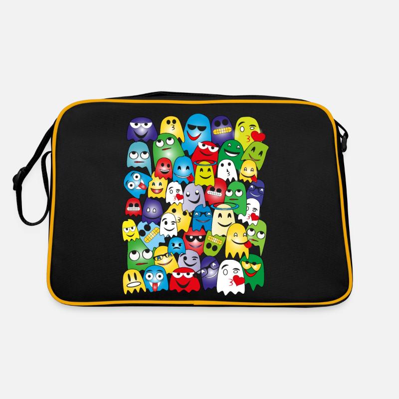 funny ghosts Retro Bag