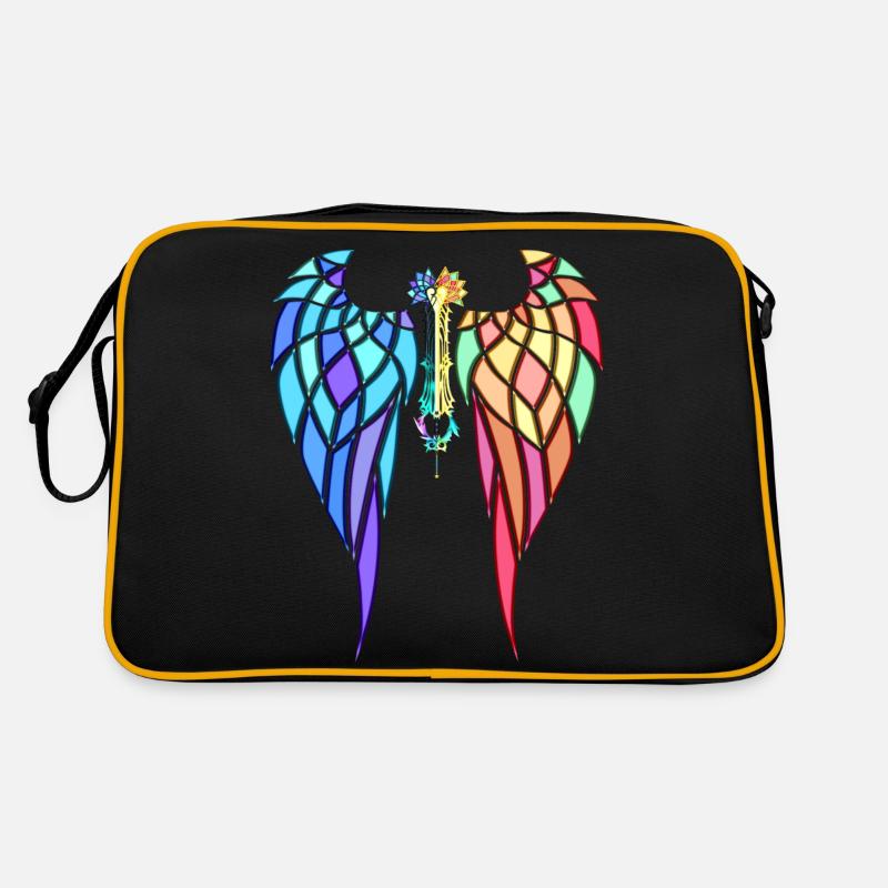 Kingdom Hearts - Nightmare's End / Mirage Split - Retro Tasche - Schwarz/Gold