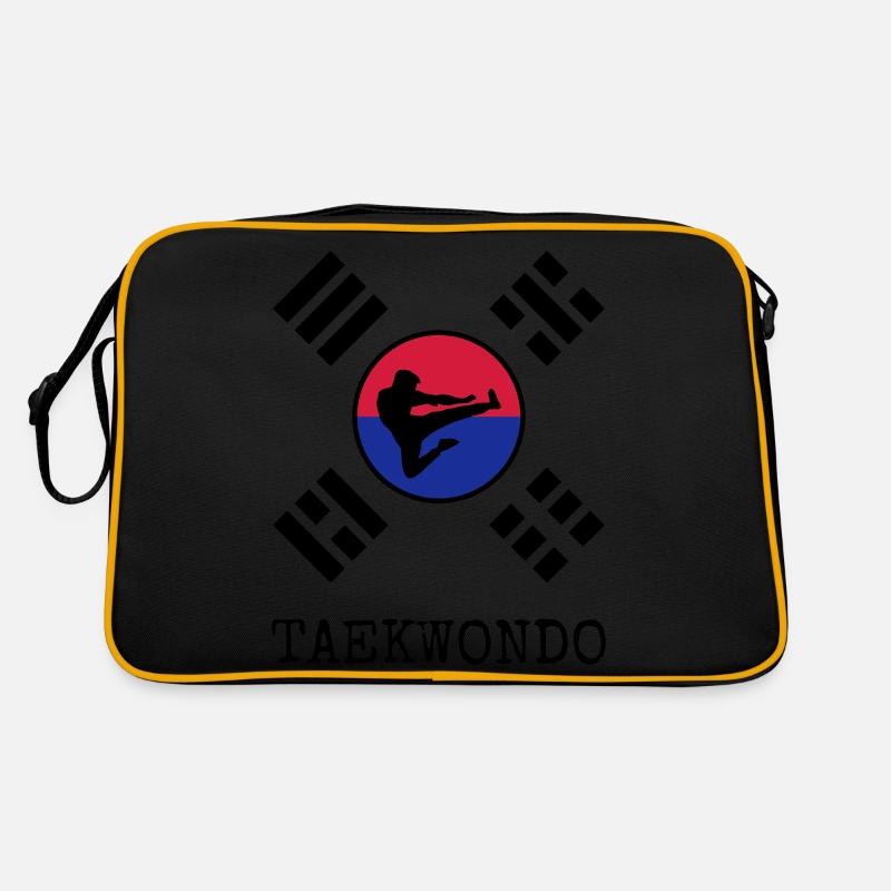 Taekwondo Taekwondoin Tae-Kwon-Do Tae Kwon Do - Retro Bag - black/gold