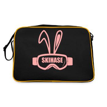 Ski lapin de piste - Sac Retro - noir/or - Dos