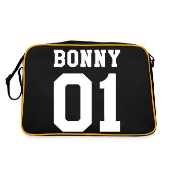 Bonny 01 Partenaire de la Saint-Valentin Partnerlook dans le crime - Sac Retro - noir/or - Dos