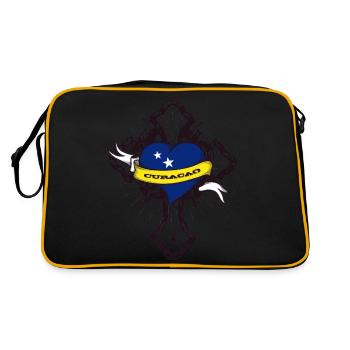 Curacao - Retro Bag - black/gold - Back