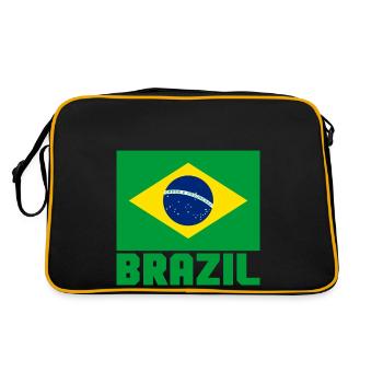 Brésil - Sac Retro - noir/or - Dos