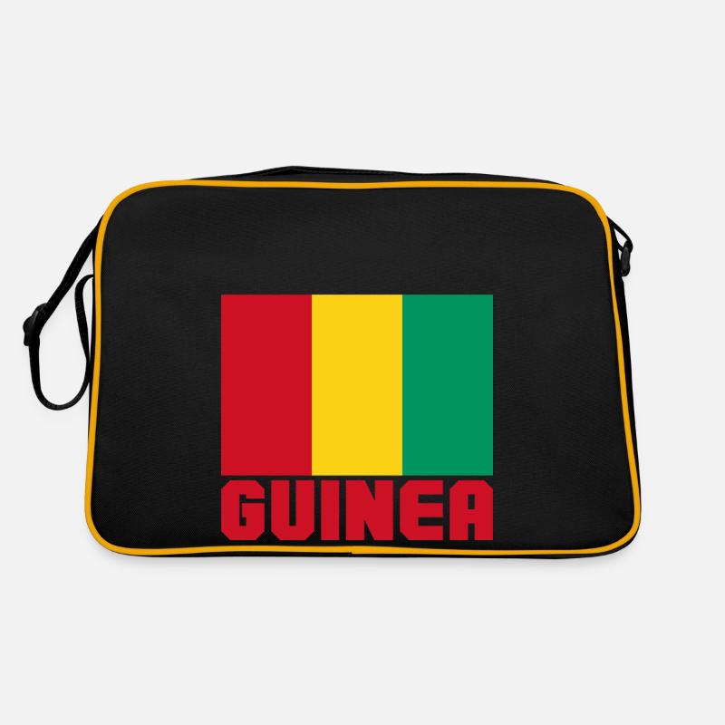 Guinea - Retro Tasche - Schwarz/Gold