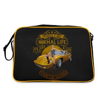 normal life - Retro Bag - black/gold - Back