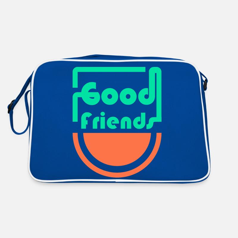 Gute Freunde Retro Tasche