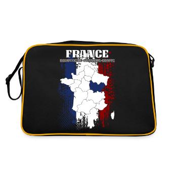 Bourgogne Franche Comté - Sac Retro - noir/or - Dos