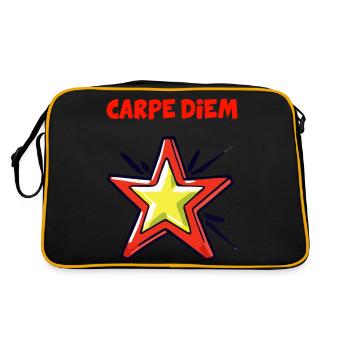 CARPE DIEM - Sac Retro - noir/or - Dos