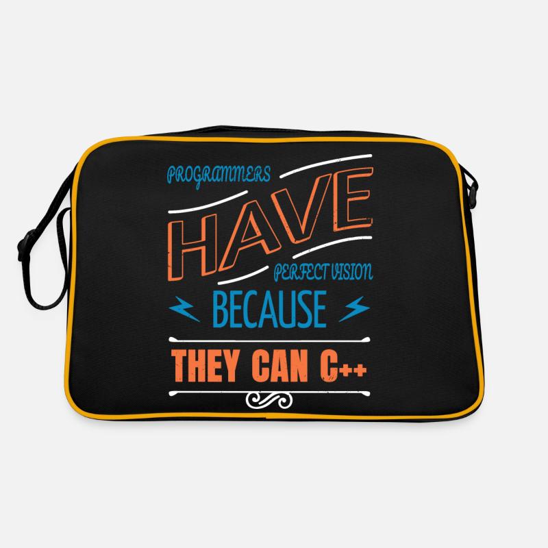 father gift idea humor present c plus plus funny Retro Tasche
