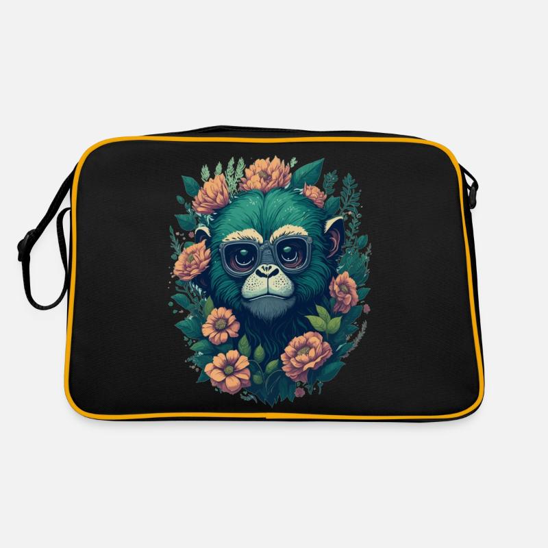 Monkey flower Retro Tasche