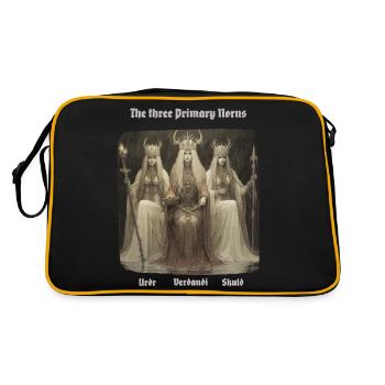 The Three Norns / Women of Fate - Retro Bag - black/gold - Back
