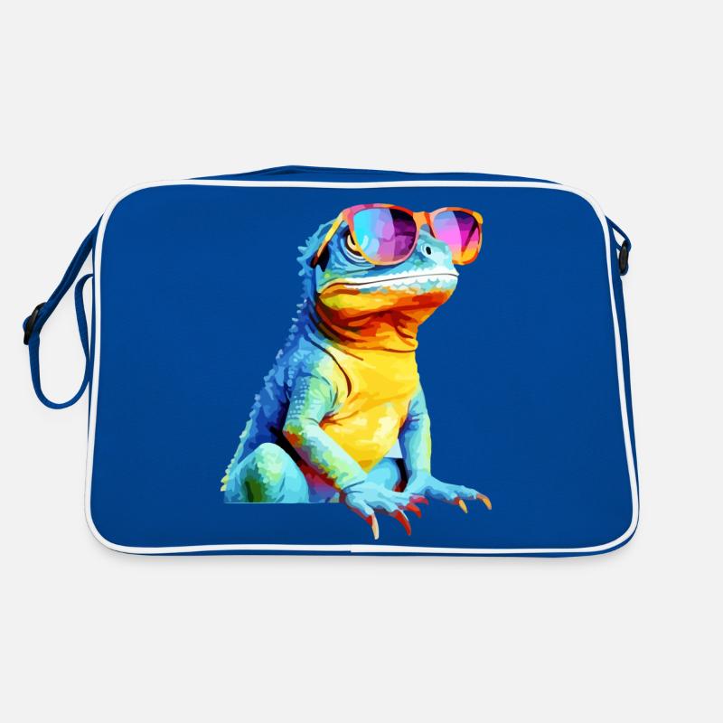Hacko le lézard à lunettes Sac Retro