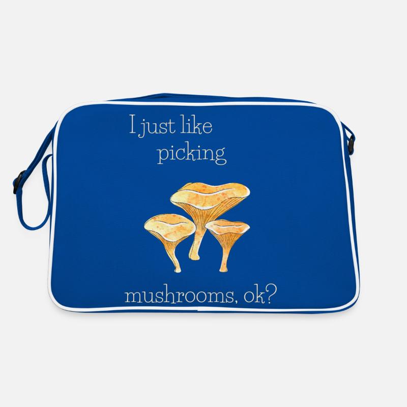 Ich sammle einfach gerne Pilze3 Retro Tasche