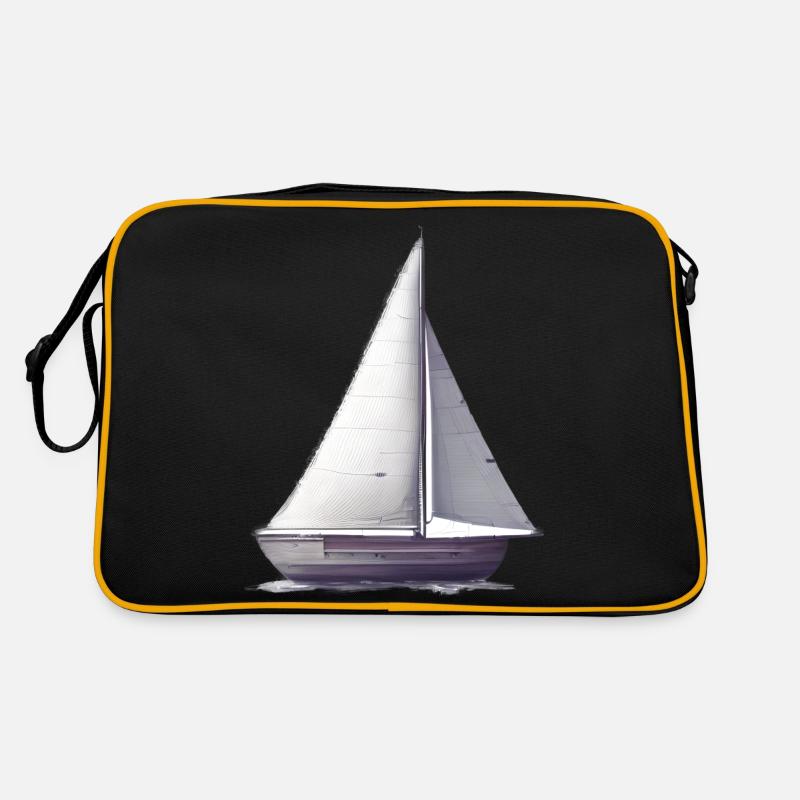 Sailing Sailboat Sailing Sailing Sailing Ship Retro Bag