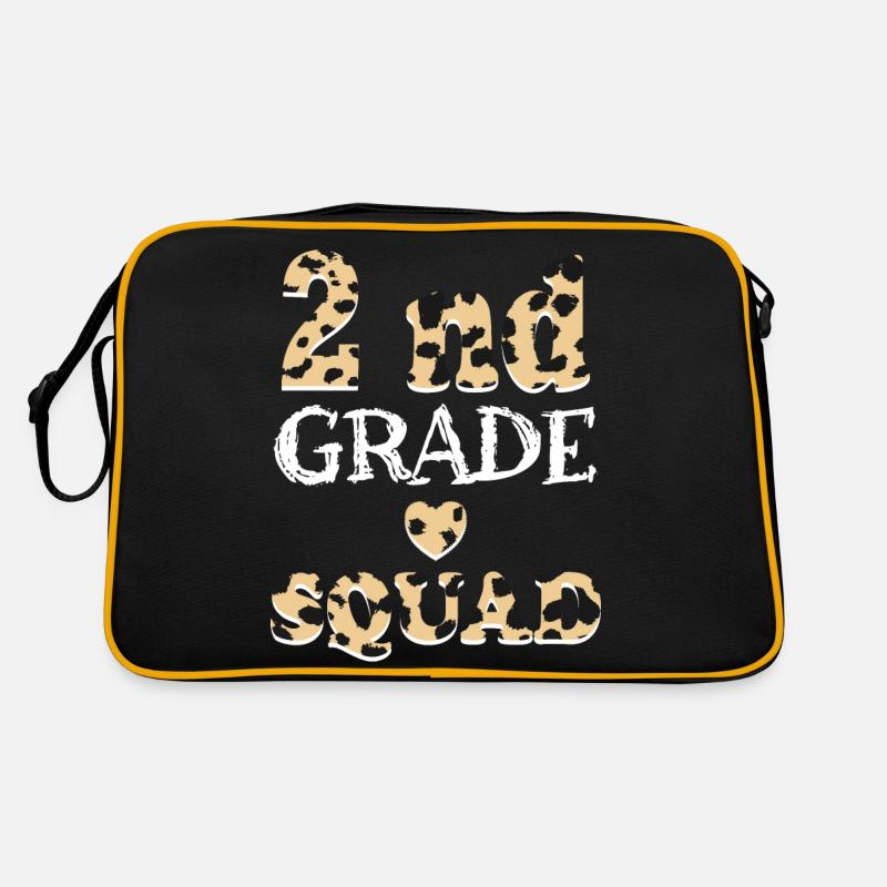 Cadeaux d’enseignant Leopard 2nd Grade Sac Retro