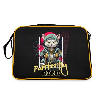 Cat Empire Luxury Money Gold Bijoux Cat Cats - Sac Retro - noir/or - Dos