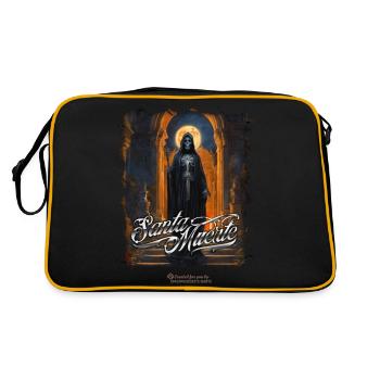 Santa Muerte - Sac Retro - noir/or - Dos