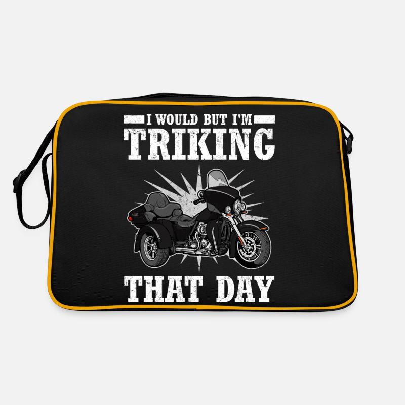 Triker - Retro Tasche - Schwarz/Gold
