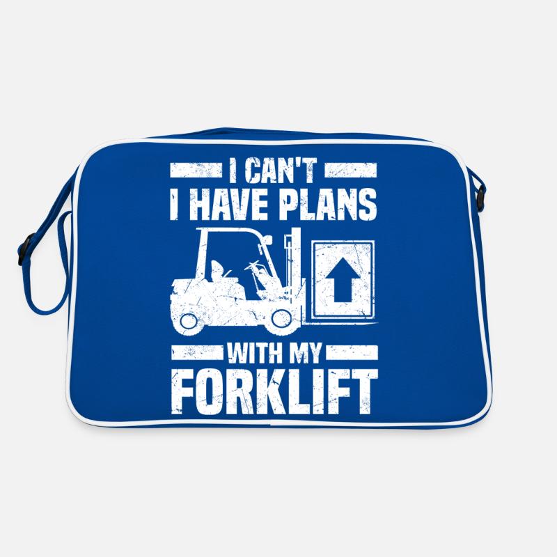 Gabelstaplerfahrer | Gabelstapler Beruf Geschenke Retro Tasche