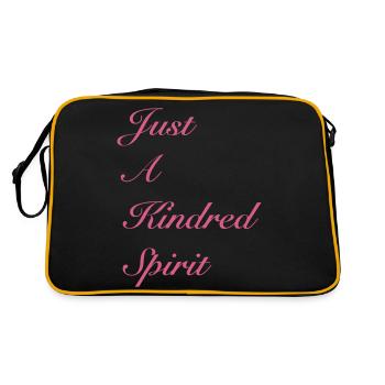 Just a Kindred spirit 1 - Retro Bag - black/gold - Back