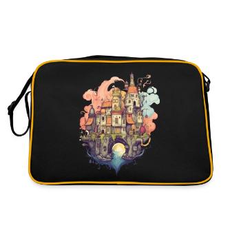 Château fantasy - Sac Retro - noir/or - Dos