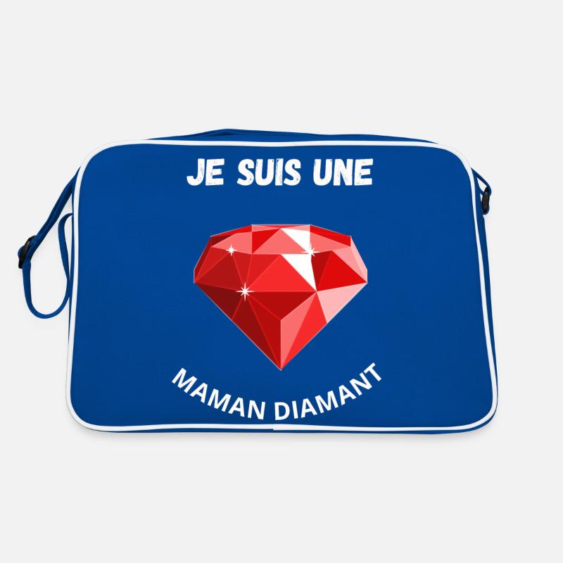 Je suis une MAMAN DIAMANT Sac Retro