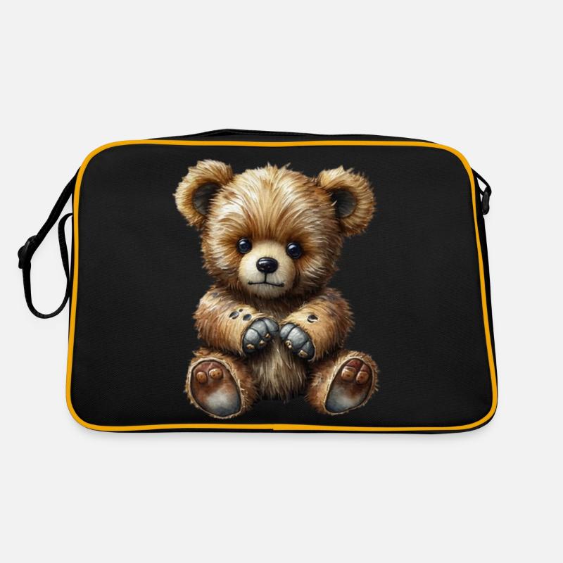 Teddybär Retro Tasche