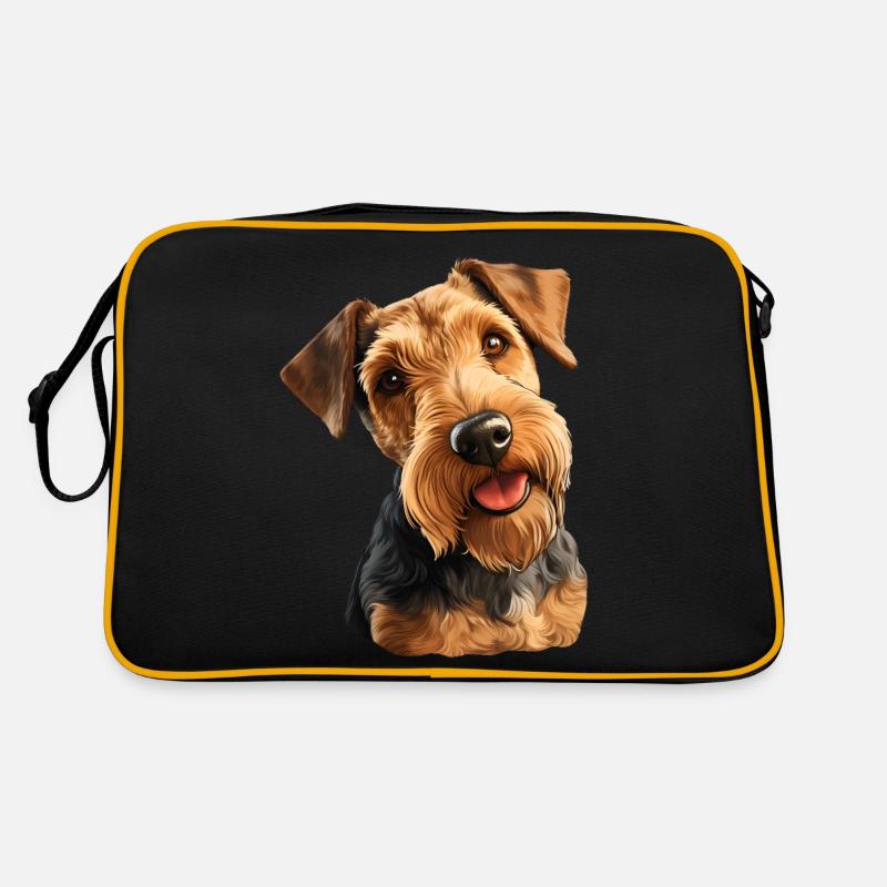 Welsh Terrier Retro Tasche