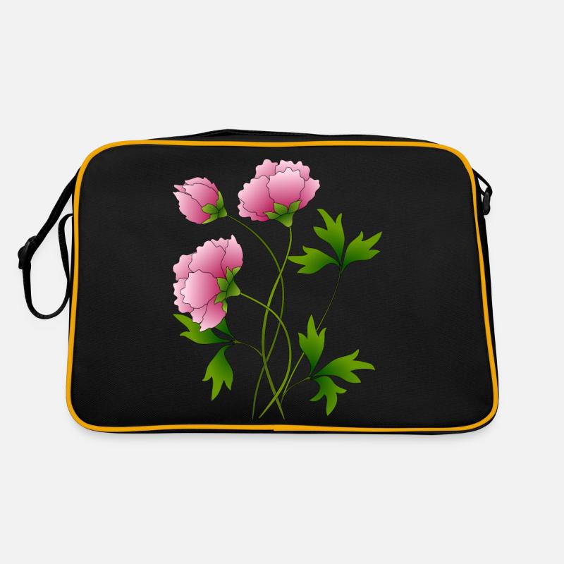 Blumen Retro Tasche