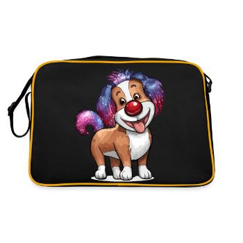 Chien Nez Rouge - Sac Retro - noir/or - Dos