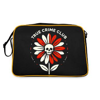 Skull Bloom Enigma - Retro Bag - black/gold - Back