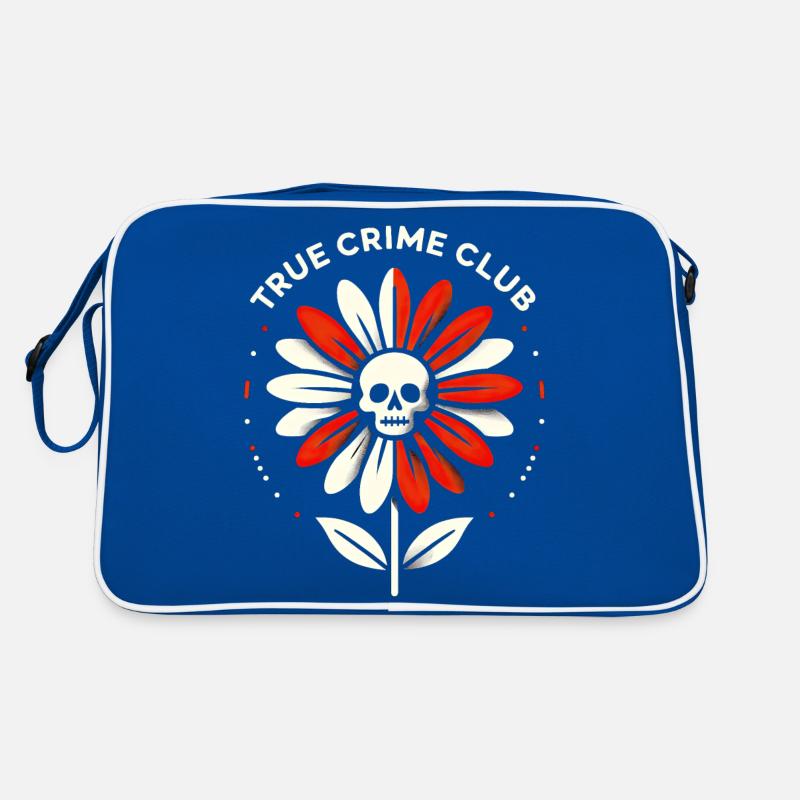 Skull Bloom Rätsel Retro Tasche