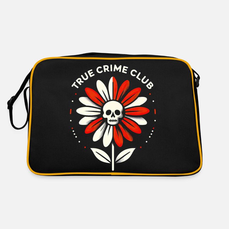 Énigme de la fleur du crâne Sac Retro