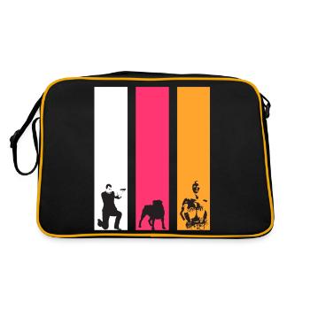 The shadow of hero - Retro Bag - black/gold - Back
