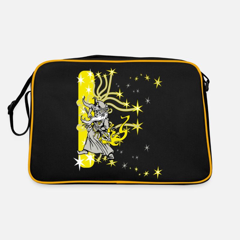 Zauberer Retro Tasche
